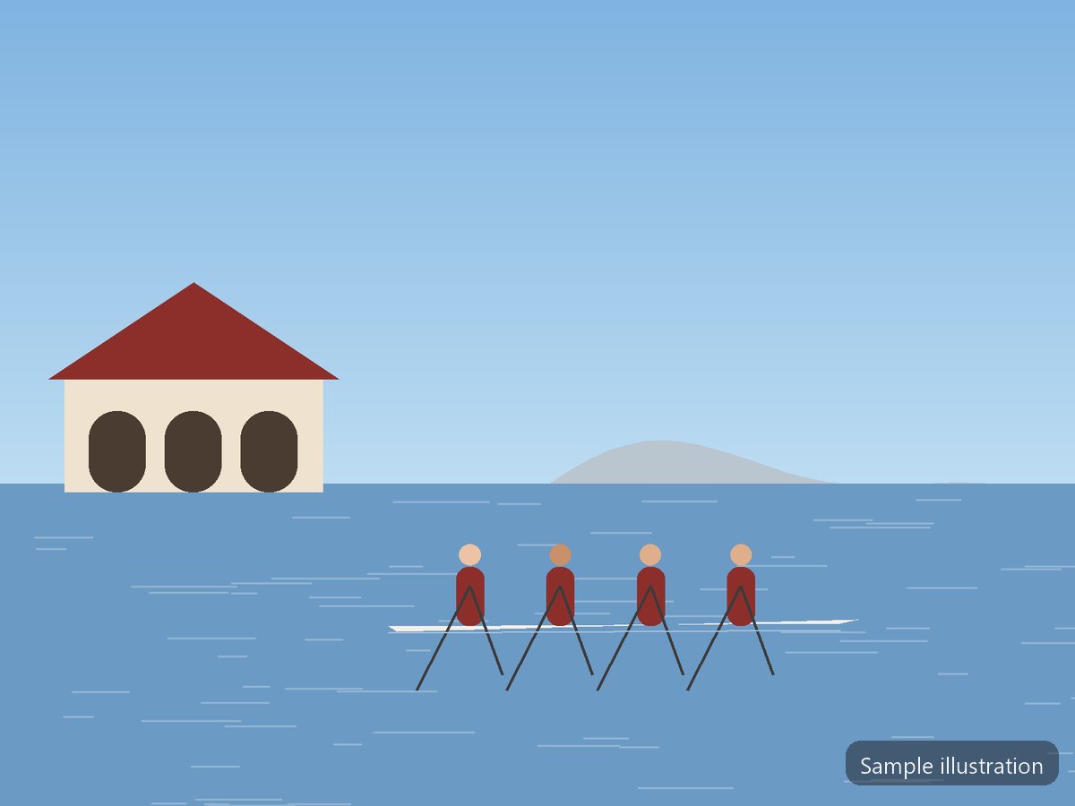 The rowing club's taster sessions