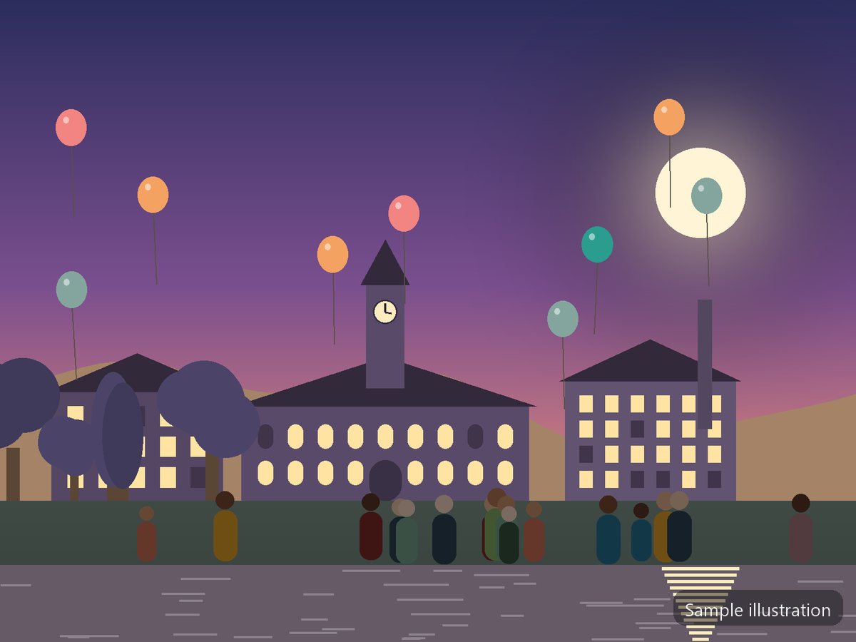 Balloons for the launch